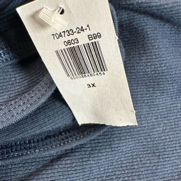 NWT Old Navy Plus Size First Layer Ribbed Scoop Neck Tank Top - Navy Blue - 3XL - Picture 7 of 8